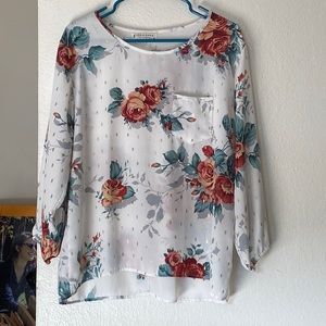 Flowy Floral Blouse